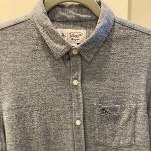 Men’s Penguin Button Down Shirt